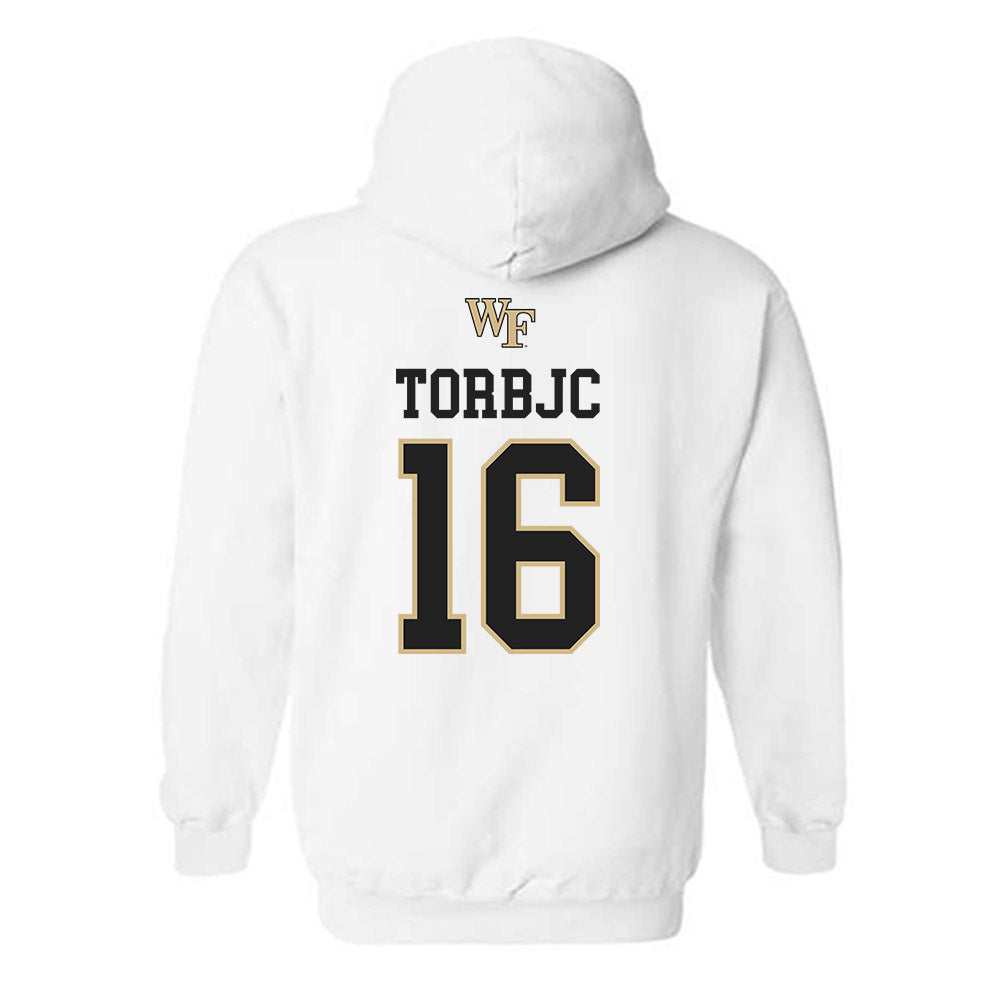 Wake Forest - NCAA Men's Soccer : Joel Torbjc - Generic Sports Shersey Hooded Sweatshirt-1