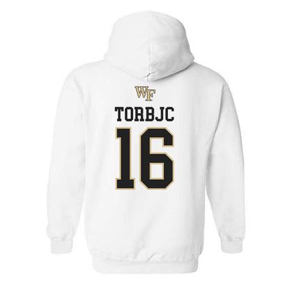 Wake Forest - NCAA Men's Soccer : Joel Torbjc - Generic Sports Shersey Hooded Sweatshirt-1