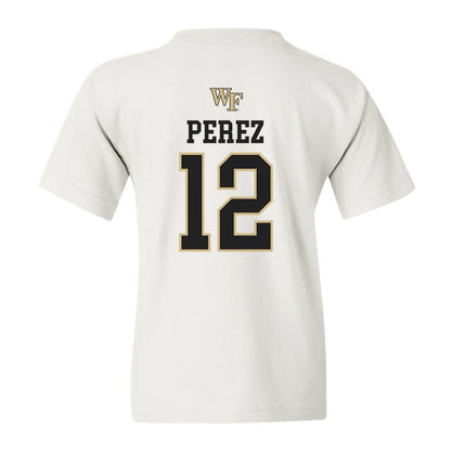 Wake Forest - NCAA Men's Soccer : Jose Perez - Generic Sports Shersey Youth T-Shirt