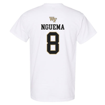 Wake Forest - NCAA Men's Soccer : David Nguema - Generic Sports Shersey T-Shirt-1