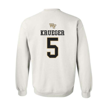 Wake Forest - NCAA Men's Soccer : Daniel Krueger - Generic Sports Shersey Crewneck Sweatshirt