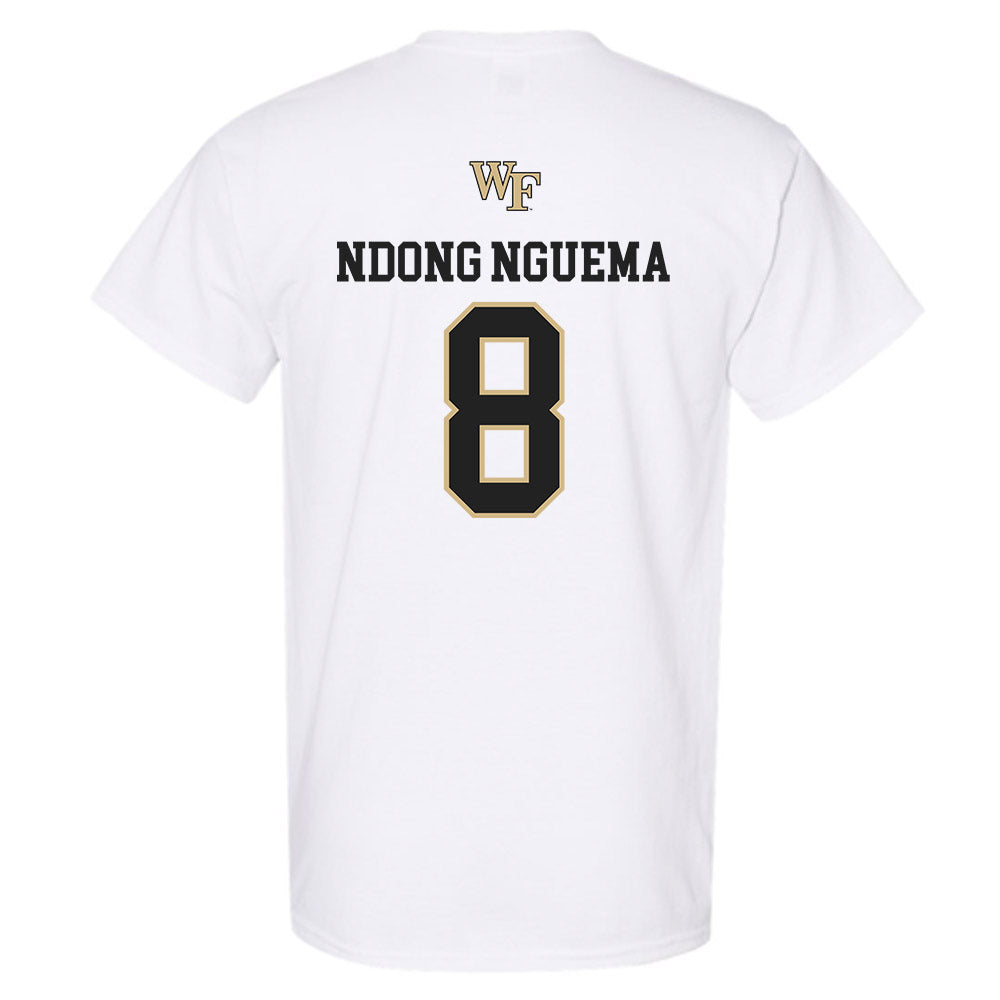 Wake Forest - NCAA Men's Soccer : David Ndong Nguema - Generic Sports Shersey T-Shirt-1