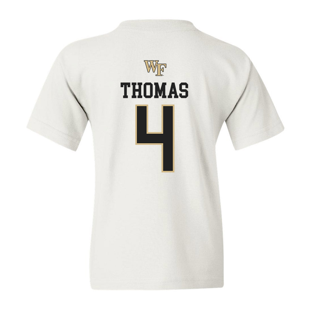 Wake Forest - NCAA Men's Soccer : Amoni Thomas - Generic Sports Shersey Youth T-Shirt