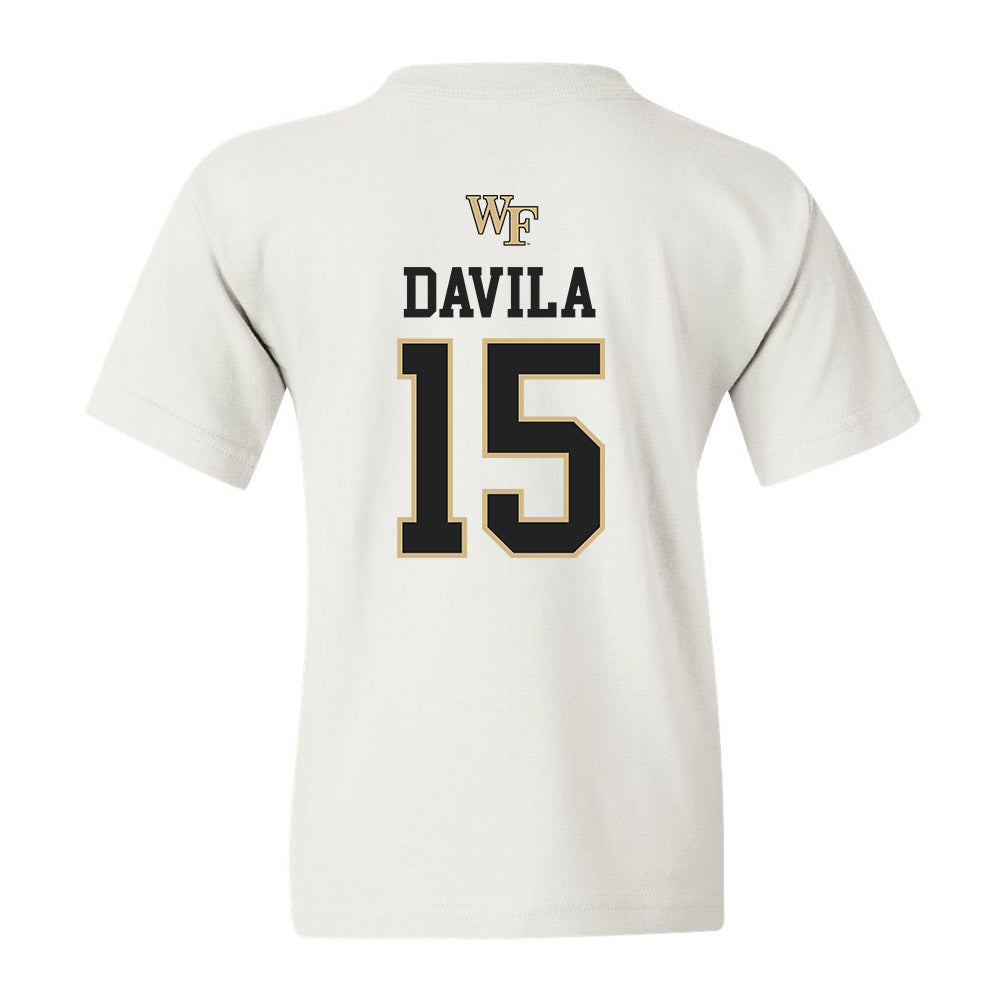 Wake Forest - NCAA Men's Soccer : Jojo Davila - Generic Sports Shersey Youth T-Shirt