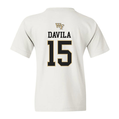 Wake Forest - NCAA Men's Soccer : Jojo Davila - Generic Sports Shersey Youth T-Shirt