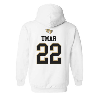 Wake Forest - NCAA Men's Soccer : Basit Umar - Generic Sports Shersey Hooded Sweatshirt