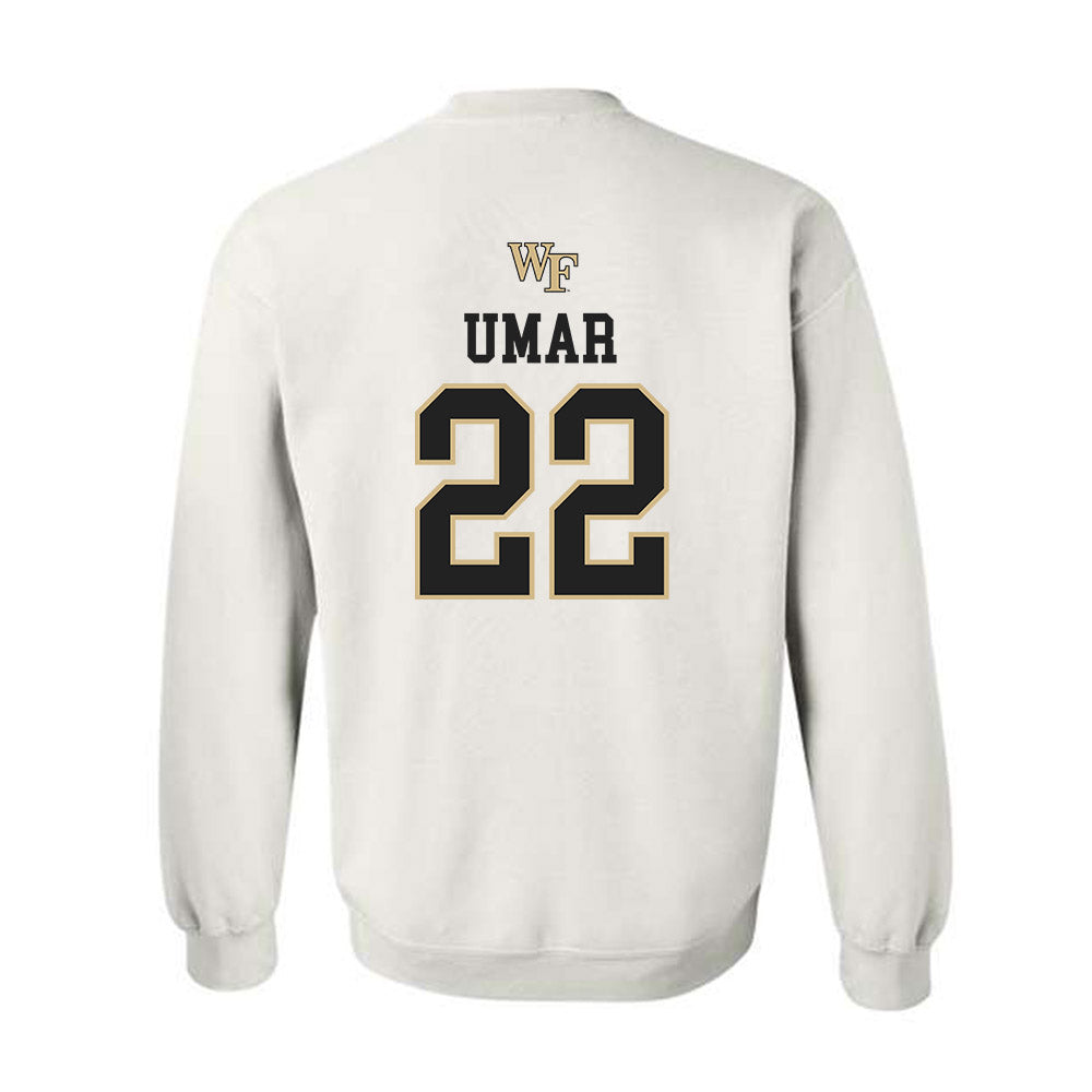 Wake Forest - NCAA Men's Soccer : Basit Umar - Generic Sports Shersey Crewneck Sweatshirt