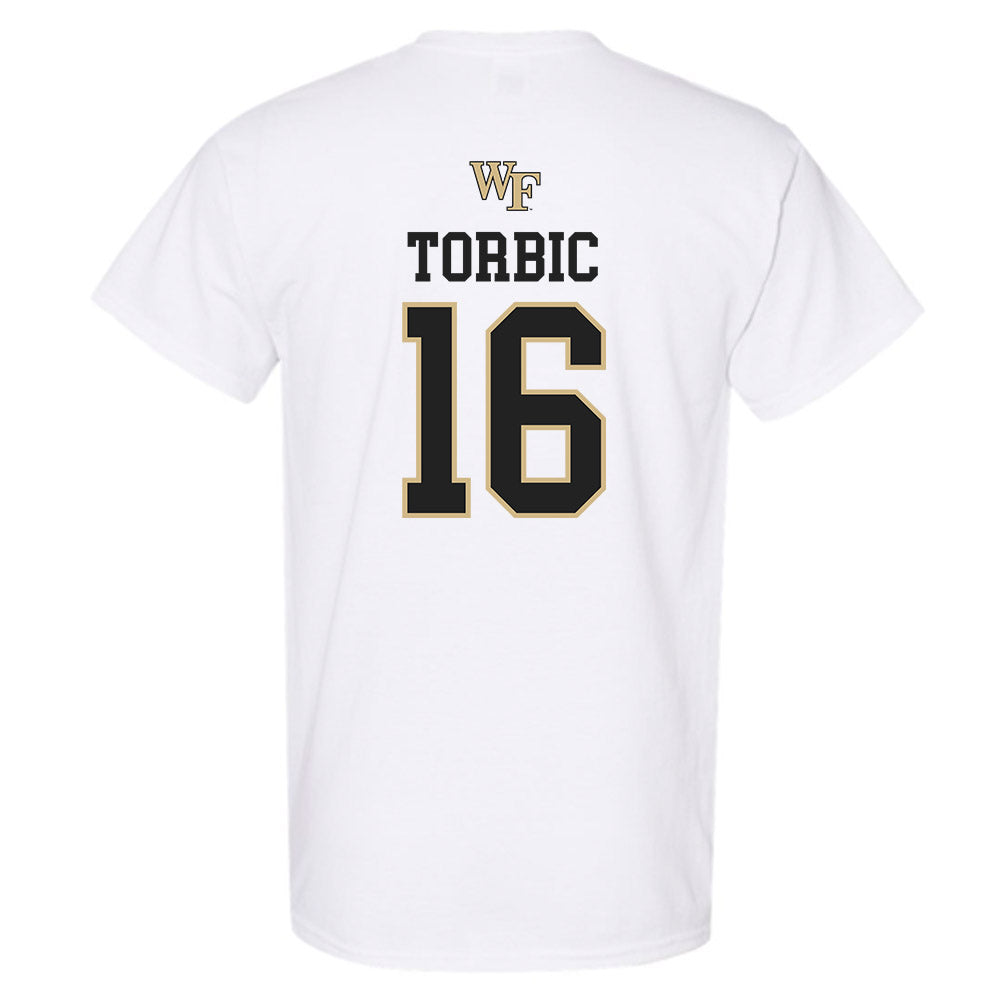Wake Forest - NCAA Men's Soccer : Joel Torbic - Generic Sports Shersey T-Shirt