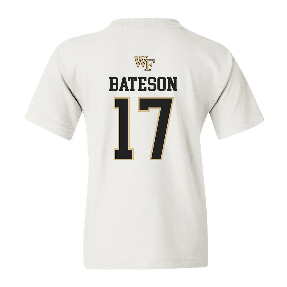 Wake Forest - NCAA Men's Soccer : Pierce Bateson - Generic Sports Shersey Youth T-Shirt