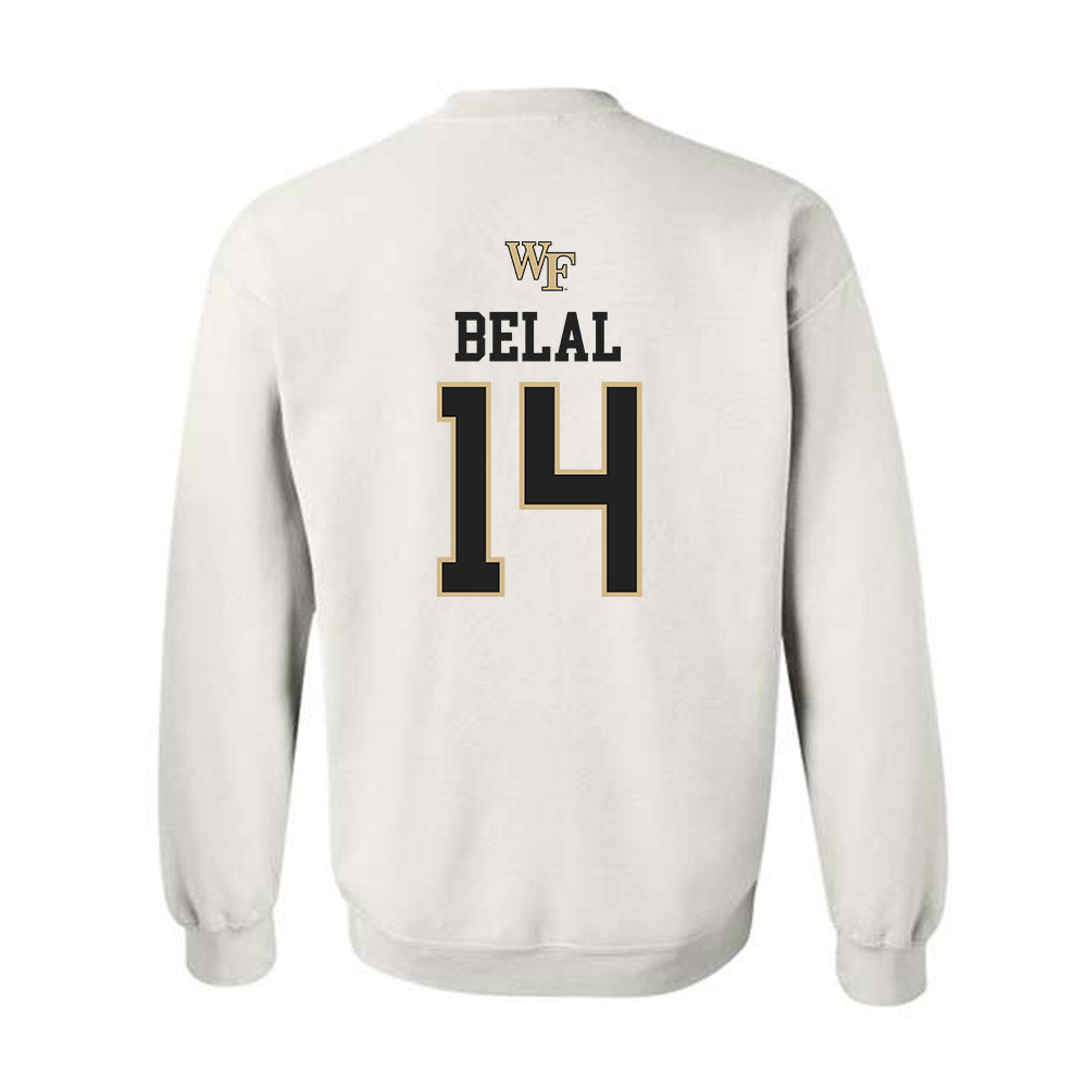 Wake Forest - NCAA Men's Soccer : Ryan Belal - Generic Sports Shersey Crewneck Sweatshirt