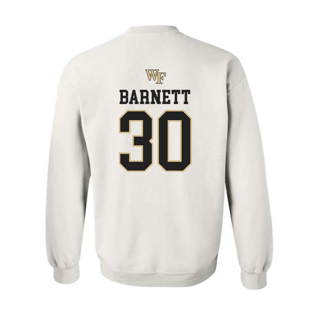 Wake Forest - NCAA Men's Soccer : Owen Barnett - Generic Sports Shersey Crewneck Sweatshirt