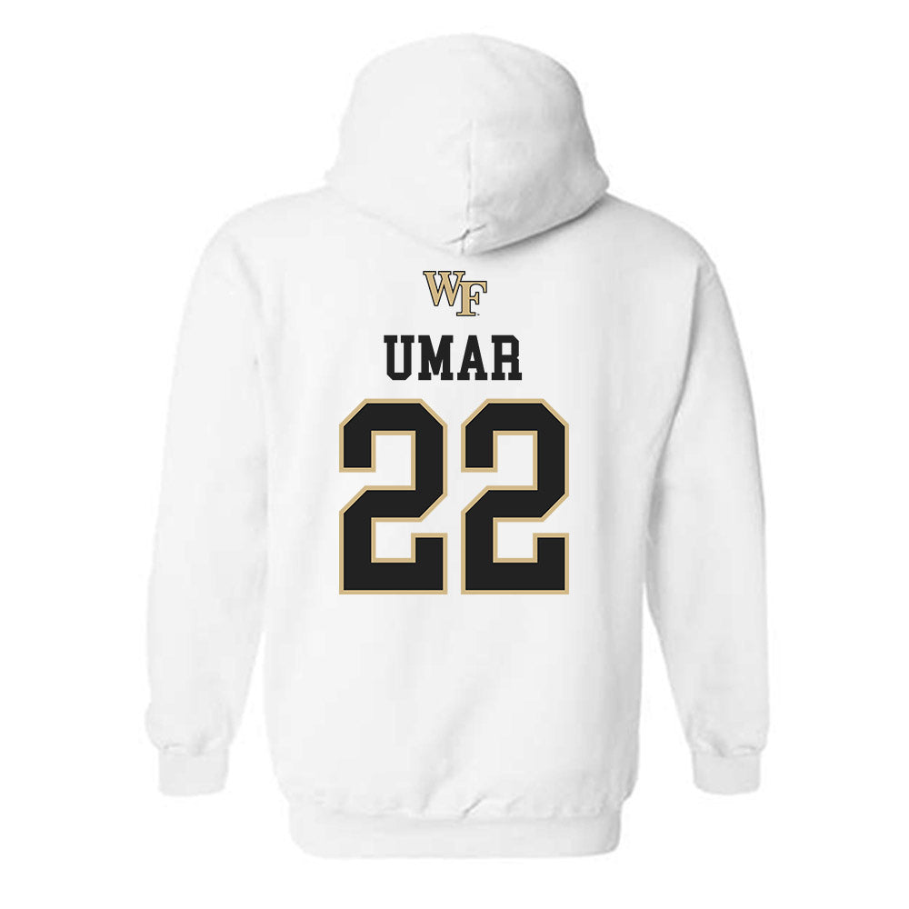 Wake Forest - NCAA Men's Soccer : Basit Umar - Generic Sports Shersey Hooded Sweatshirt