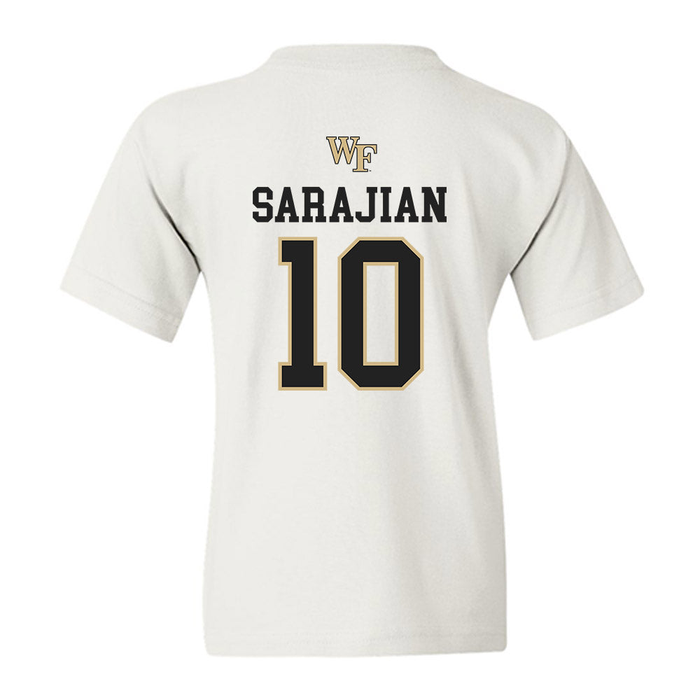 Wake Forest - NCAA Men's Soccer : Harvey Sarajian - Generic Sports Shersey Youth T-Shirt-1