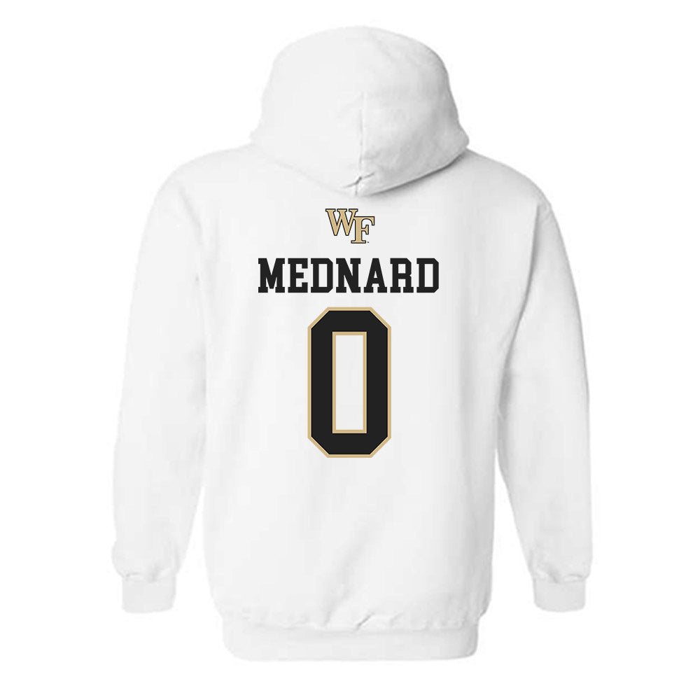 Wake Forest - NCAA Men's Soccer : Jonah Mednard - Generic Sports Shersey Hooded Sweatshirt