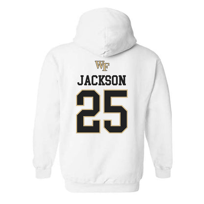 Wake Forest - NCAA Men's Soccer : Will Jackson - Generic Sports Shersey Hooded Sweatshirt