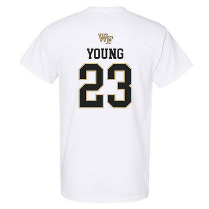 Wake Forest - NCAA Men's Soccer : Chabdler Young - Generic Sports Shersey T-Shirt-1