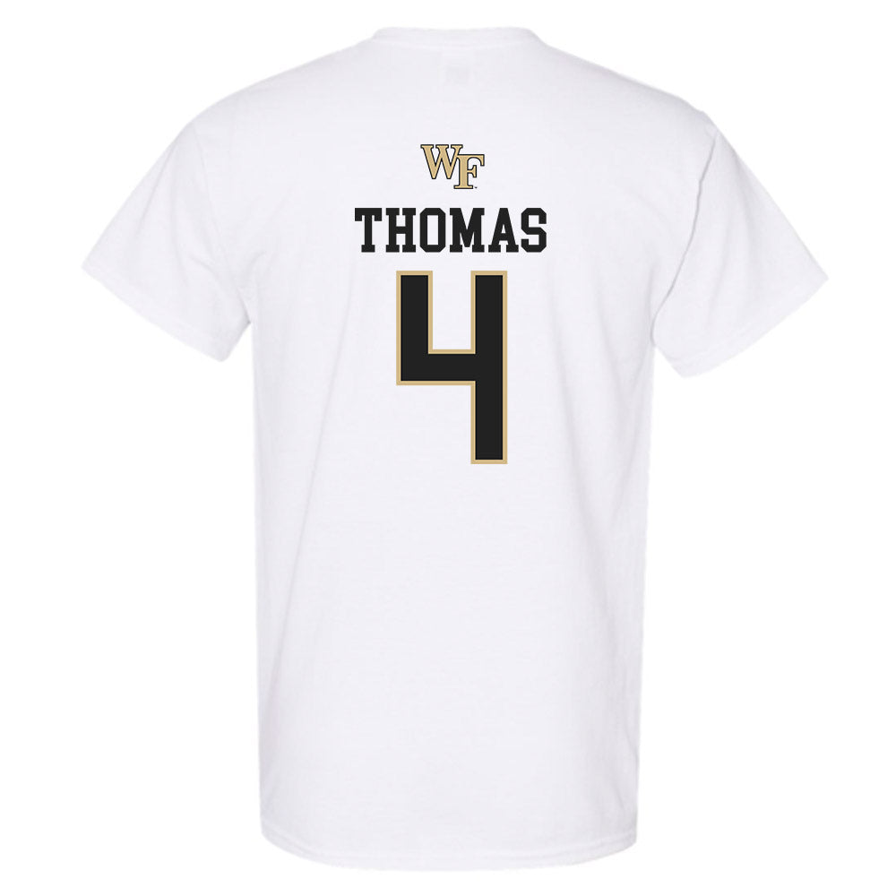 Wake Forest - NCAA Men's Soccer : Amoni Thomas - Generic Sports Shersey T-Shirt