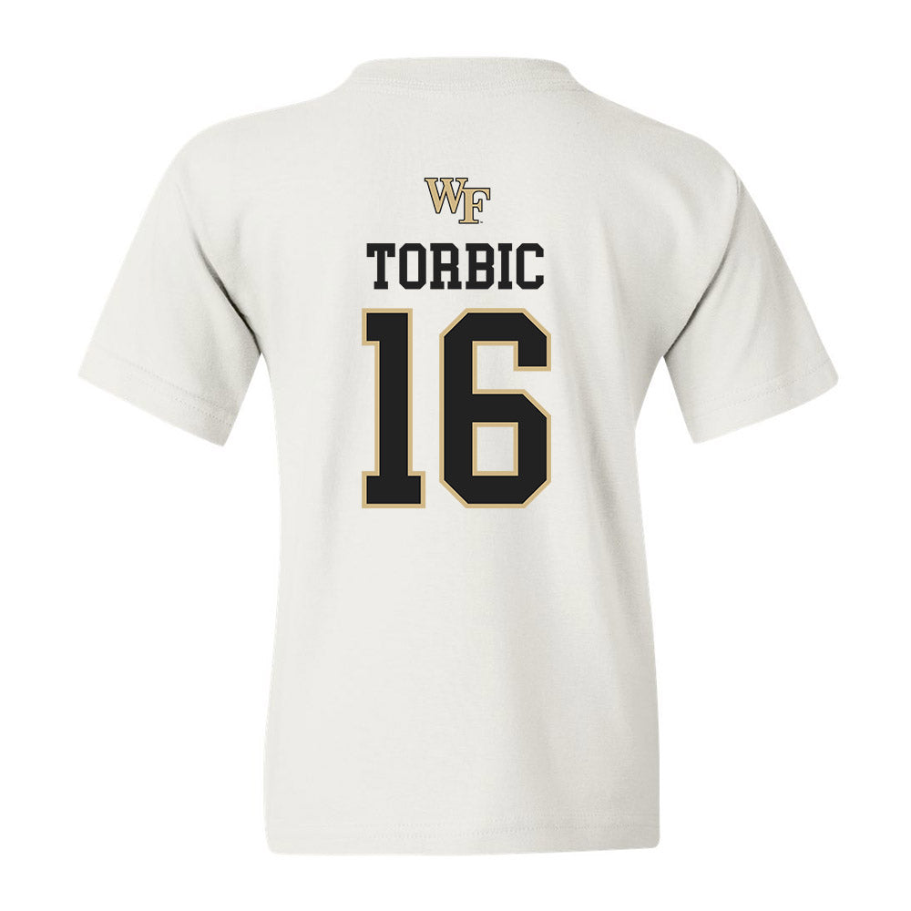 Wake Forest - NCAA Men's Soccer : Joel Torbic - Generic Sports Shersey Youth T-Shirt