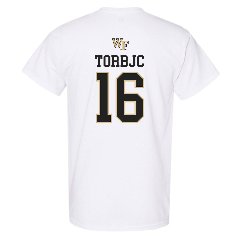 Wake Forest - NCAA Men's Soccer : Joel Torbjc - Generic Sports Shersey T-Shirt-1