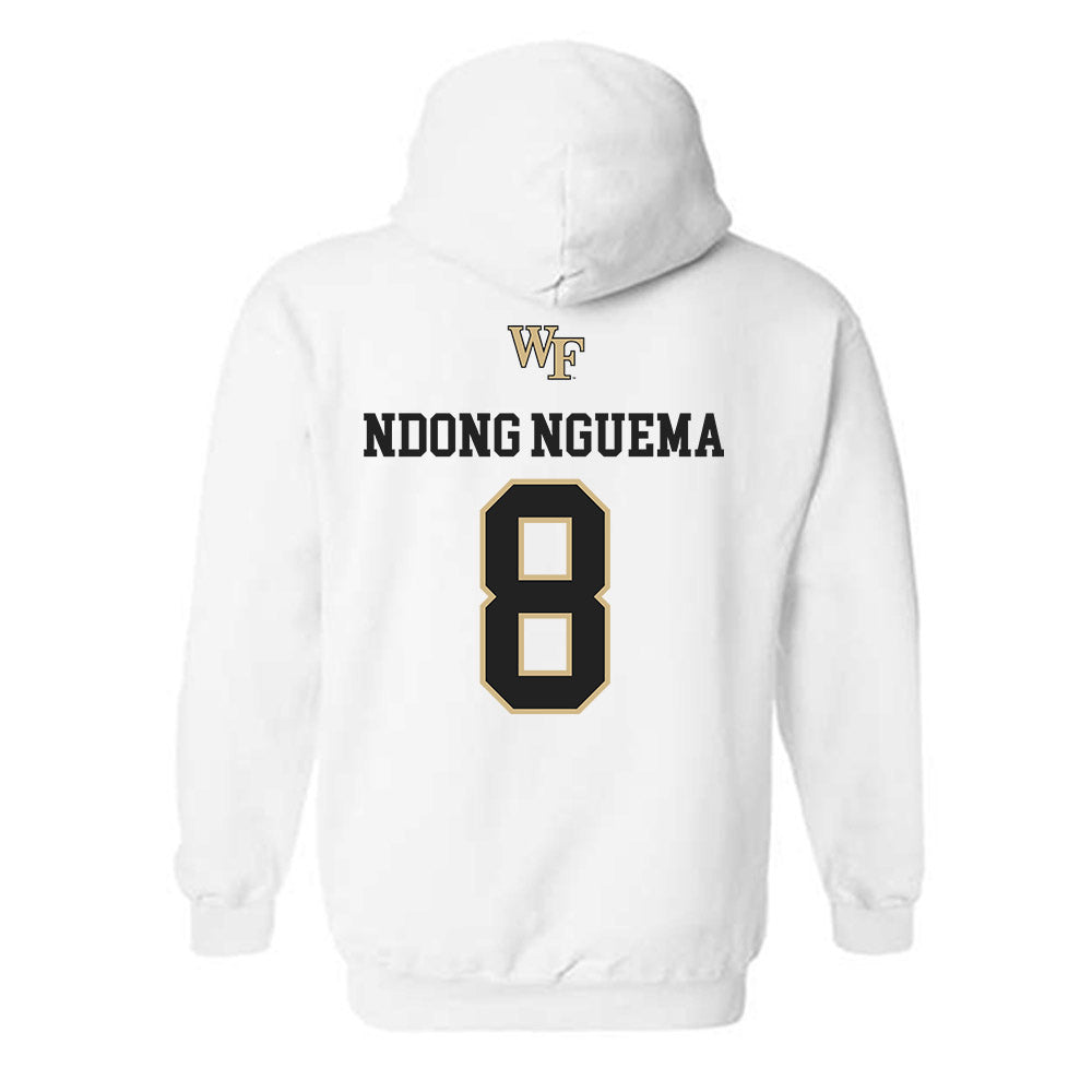 Wake Forest - NCAA Men's Soccer : David Ndong Nguema - Generic Sports Shersey Hooded Sweatshirt-1