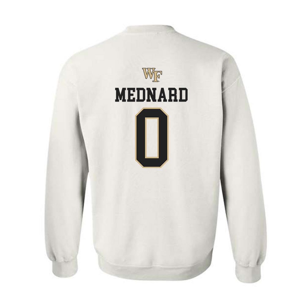 Wake Forest - NCAA Men's Soccer : Jonah Mednard - Generic Sports Shersey Crewneck Sweatshirt