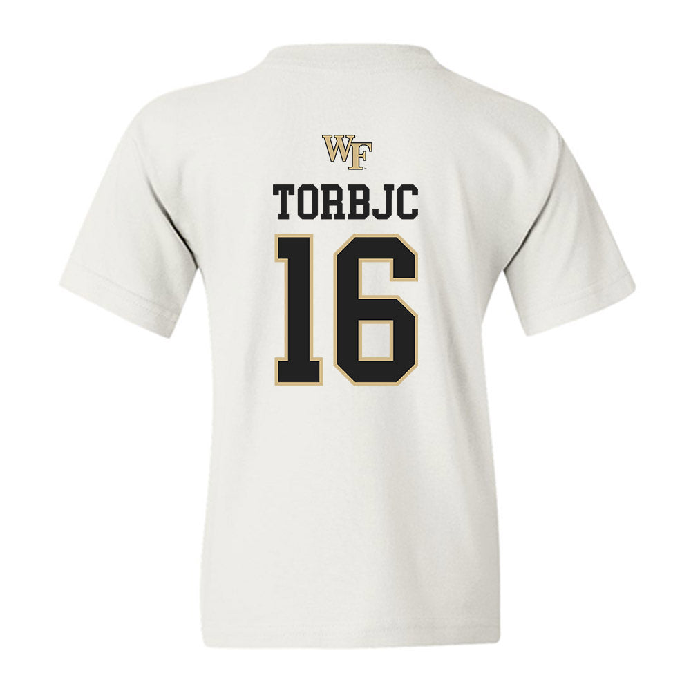 Wake Forest - NCAA Men's Soccer : Joel Torbjc - Generic Sports Shersey Youth T-Shirt-1