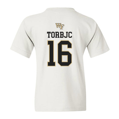 Wake Forest - NCAA Men's Soccer : Joel Torbjc - Generic Sports Shersey Youth T-Shirt-1