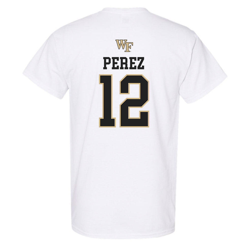 Wake Forest - NCAA Men's Soccer : Jose Perez - Generic Sports Shersey T-Shirt