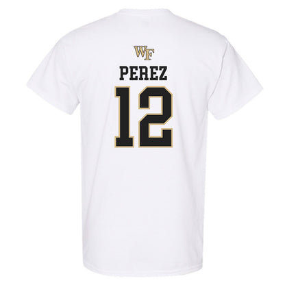Wake Forest - NCAA Men's Soccer : Jose Perez - Generic Sports Shersey T-Shirt
