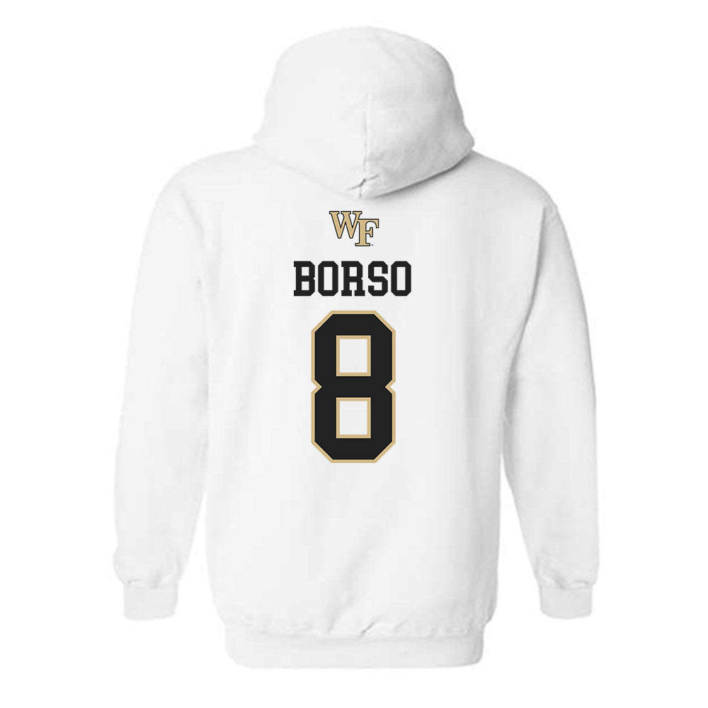 Wake Forest - NCAA Men's Soccer : Dylan Borso - Generic Sports Shersey Hooded Sweatshirt