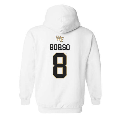 Wake Forest - NCAA Men's Soccer : Dylan Borso - Generic Sports Shersey Hooded Sweatshirt