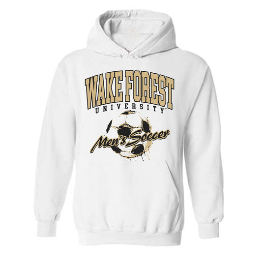 Wake Forest - NCAA Men's Soccer : David Nguema - Generic Sports Shersey Hooded Sweatshirt-0