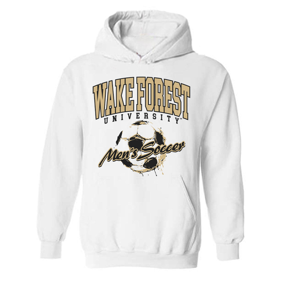 Wake Forest - NCAA Men's Soccer : David Ndong Nguema - Generic Sports Shersey Hooded Sweatshirt-0
