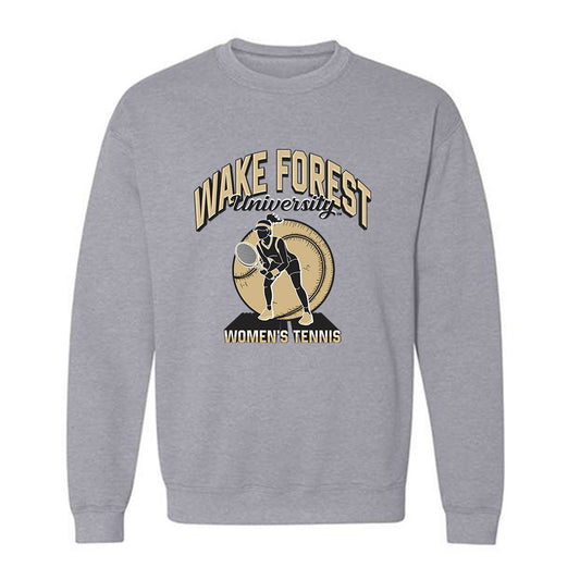 Wake Forest - NCAA Women's Tennis : Makayla Mills - Generic Sports Shersey Crewneck Sweatshirt