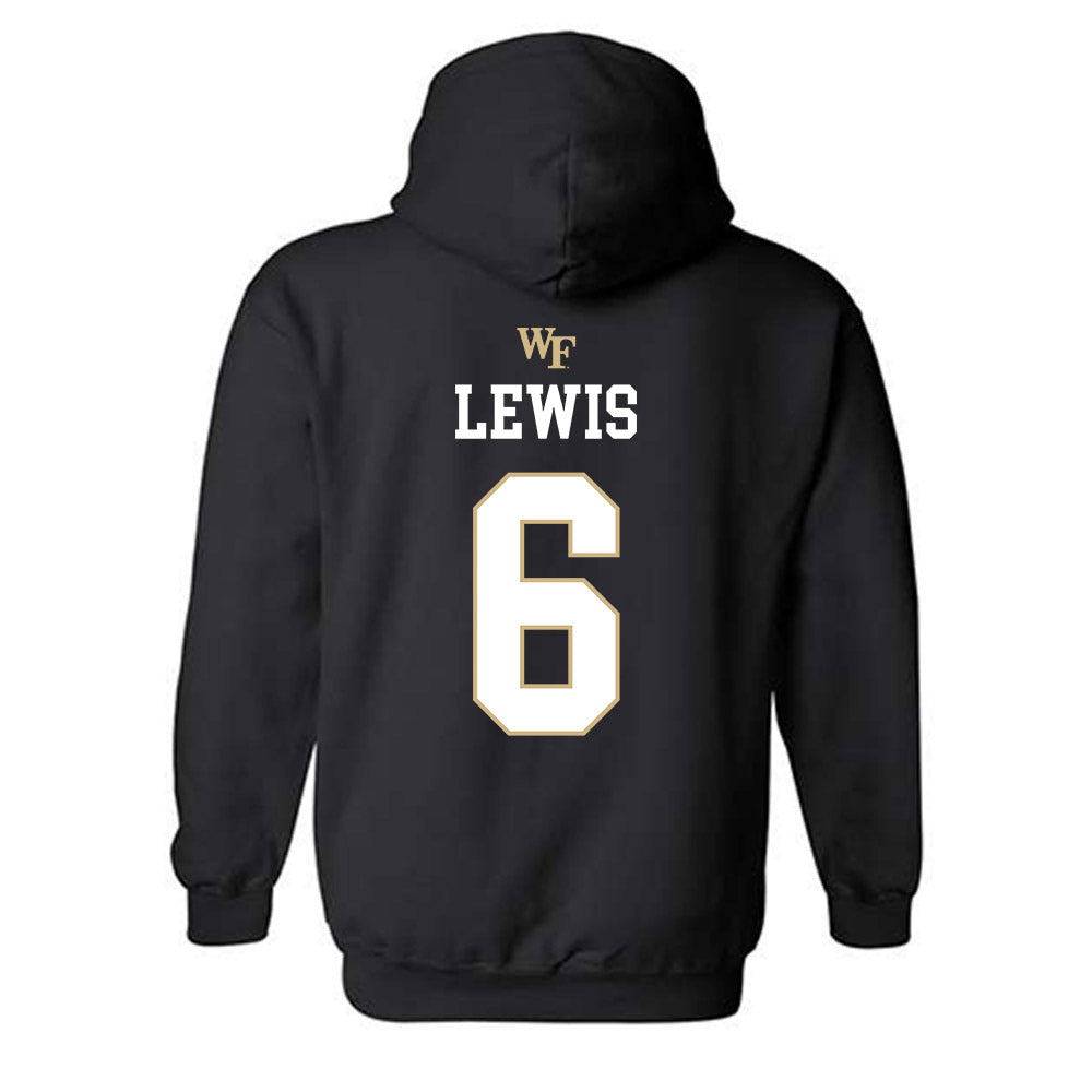 Wake Forest - NCAA Baseball : Kade Lewis - Generic Sports Shersey Hooded Sweatshirt