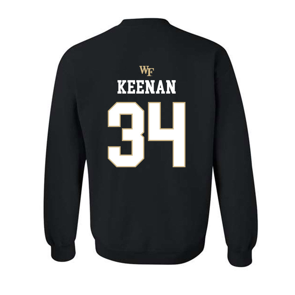 Wake Forest - NCAA Baseball : James Keenan - Generic Sports Shersey Crewneck Sweatshirt-1