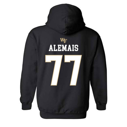 Wake Forest - NCAA Baseball : Seven Alemais - Generic Sports Shersey Hooded Sweatshirt-1