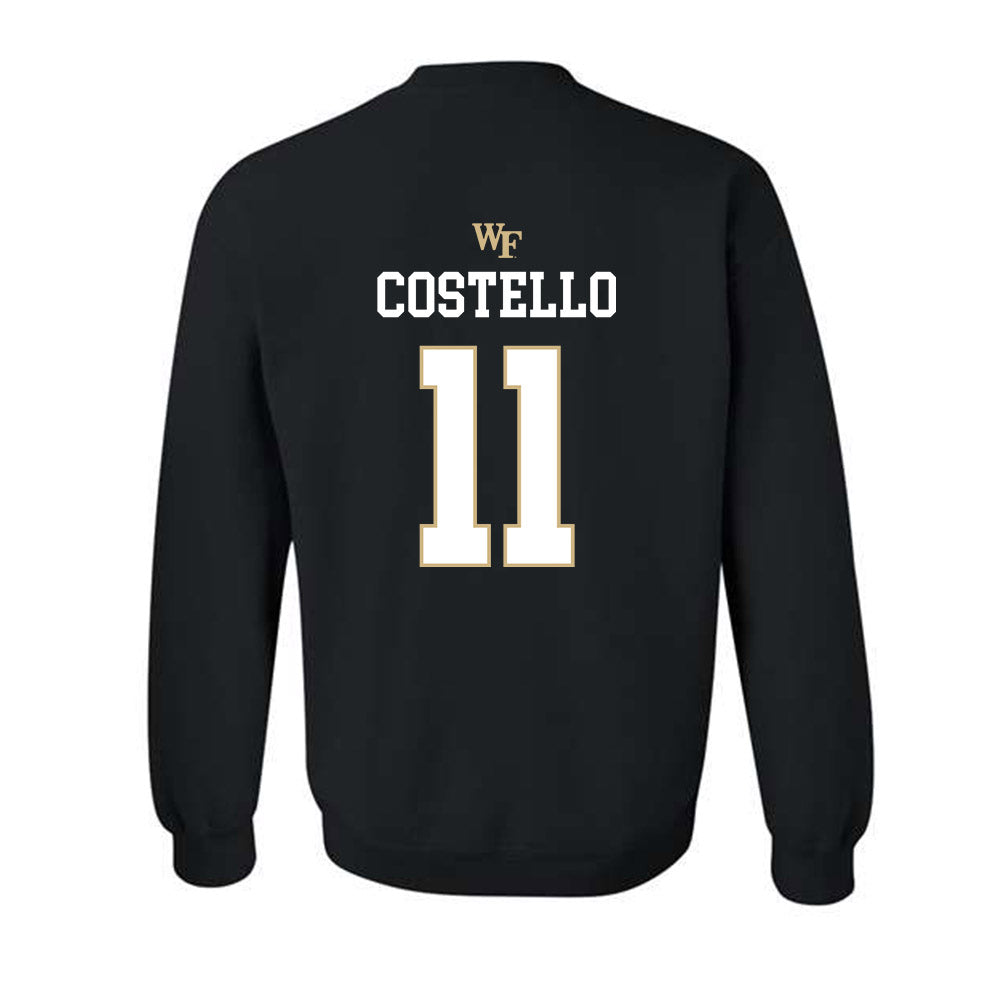 Wake Forest - NCAA Baseball : Luke Costello - Generic Sports Shersey Crewneck Sweatshirt-1