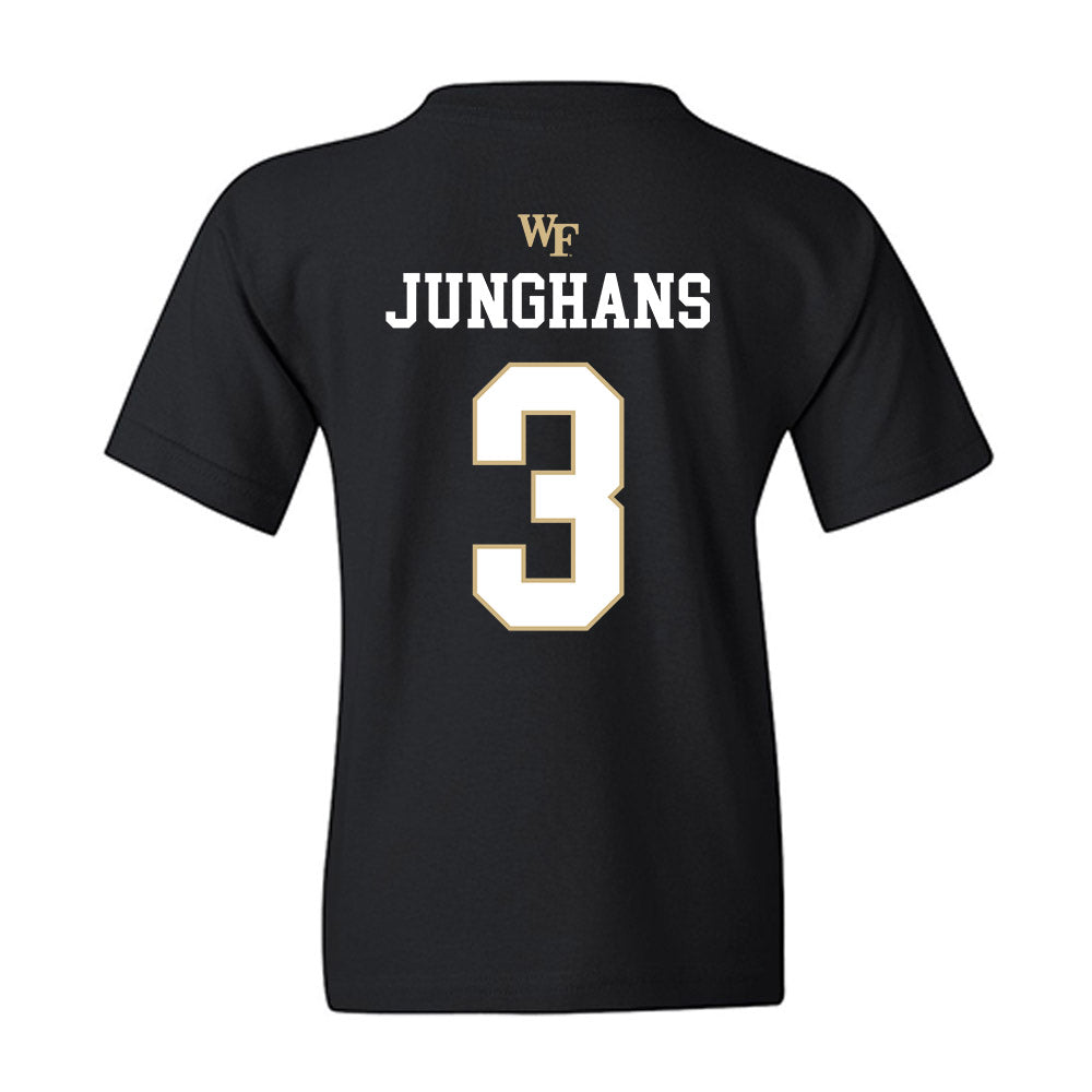 Wake Forest - NCAA Baseball : Alex Junghans - Generic Sports Shersey Youth T-Shirt-1