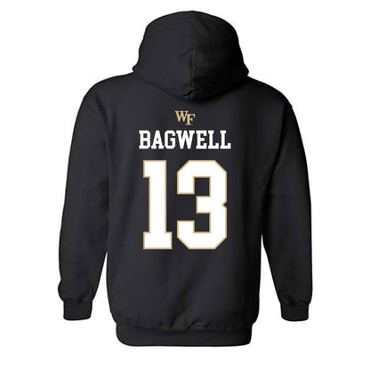 Wake Forest - NCAA Baseball : Cameron Bagwell - Generic Sports Shersey Hooded Sweatshirt-1