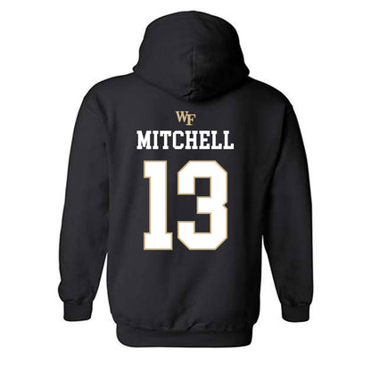 Wake Forest - NCAA Baseball : Robert Mitchell - Generic Sports Shersey Hooded Sweatshirt-1