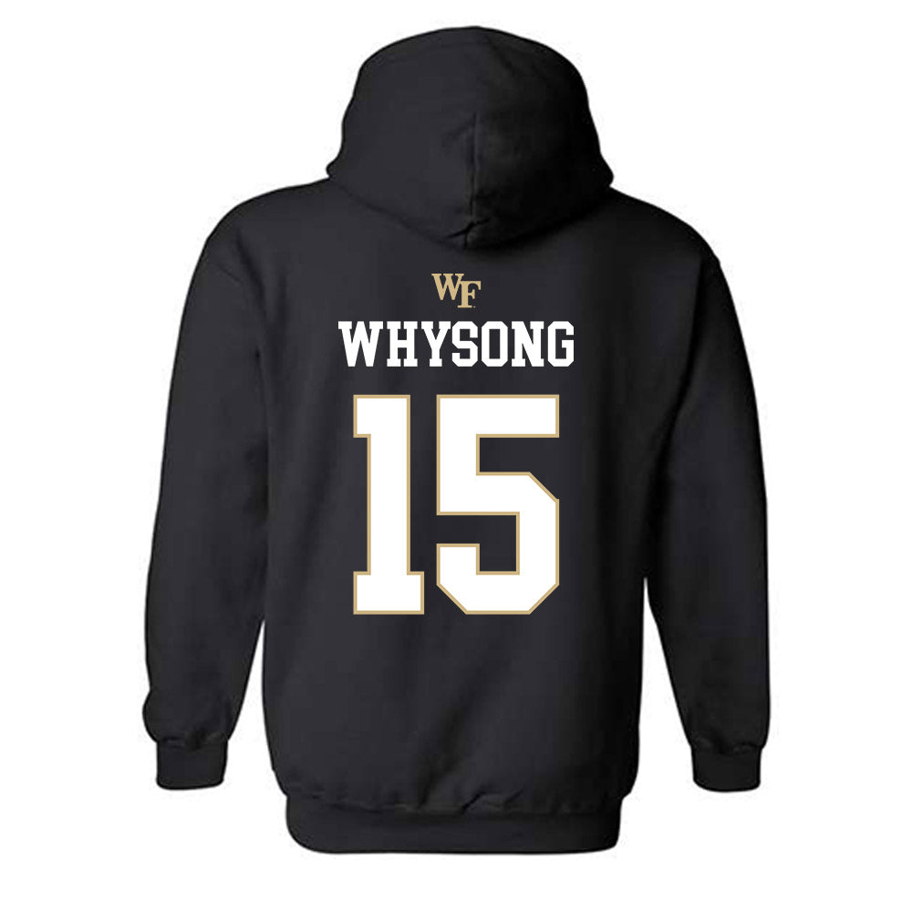 Wake Forest - NCAA Baseball : Nate Whysong - Generic Sports Shersey Hooded Sweatshirt-1