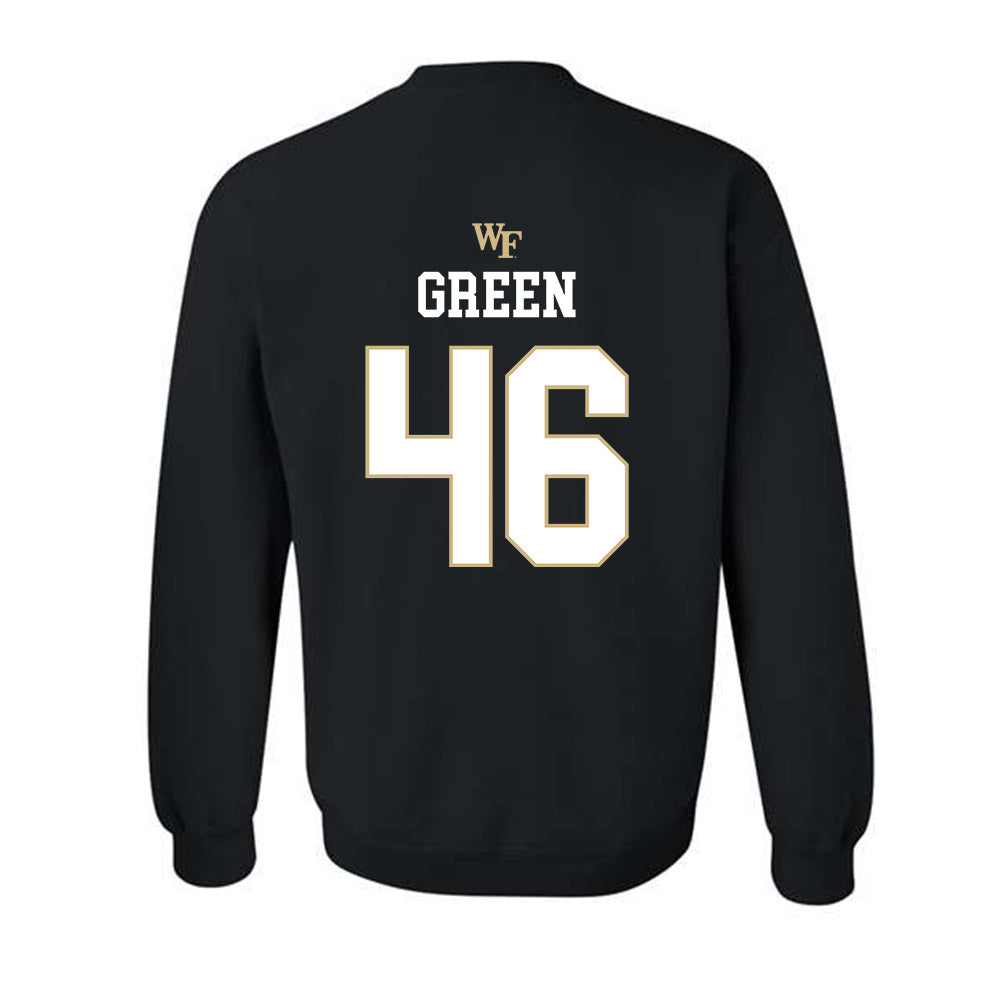 Wake Forest - NCAA Baseball : Griffin Green - Generic Sports Shersey Crewneck Sweatshirt-1