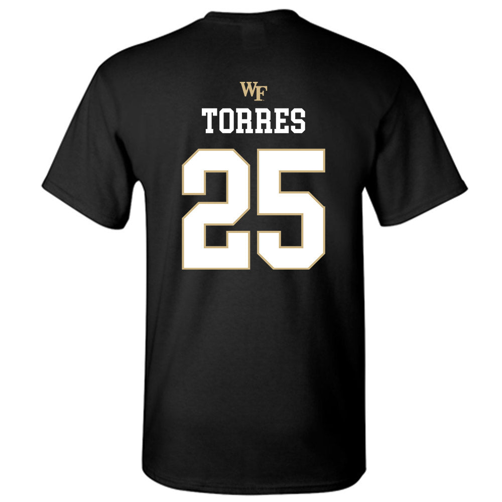 Wake Forest - NCAA Baseball : Boston Torres - Generic Sports Shersey T-Shirt-1