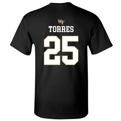 Wake Forest - NCAA Baseball : Boston Torres - Generic Sports Shersey T-Shirt-1