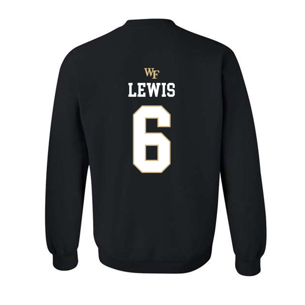 Wake Forest - NCAA Baseball : Kade Lewis - Generic Sports Shersey Crewneck Sweatshirt