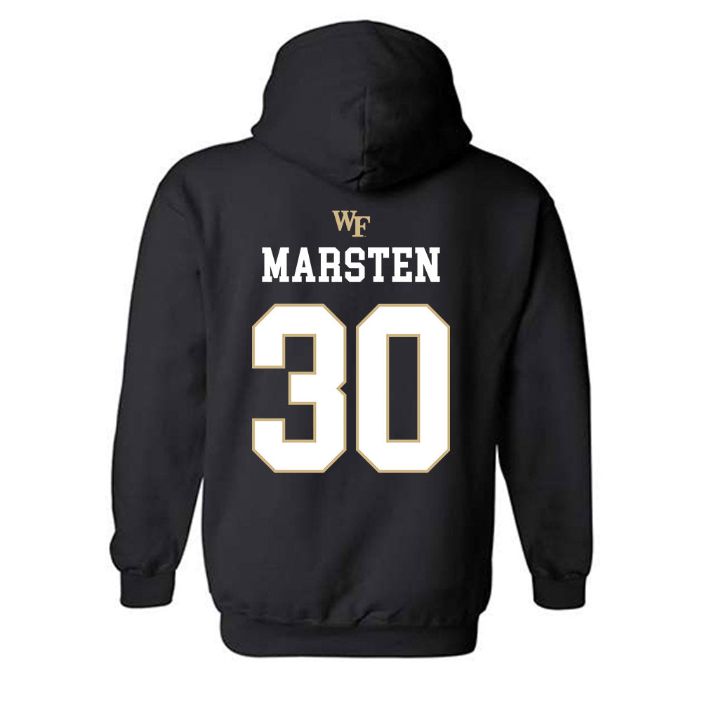 Wake Forest - NCAA Baseball : Duncan Marsten - Generic Sports Shersey Hooded Sweatshirt-1