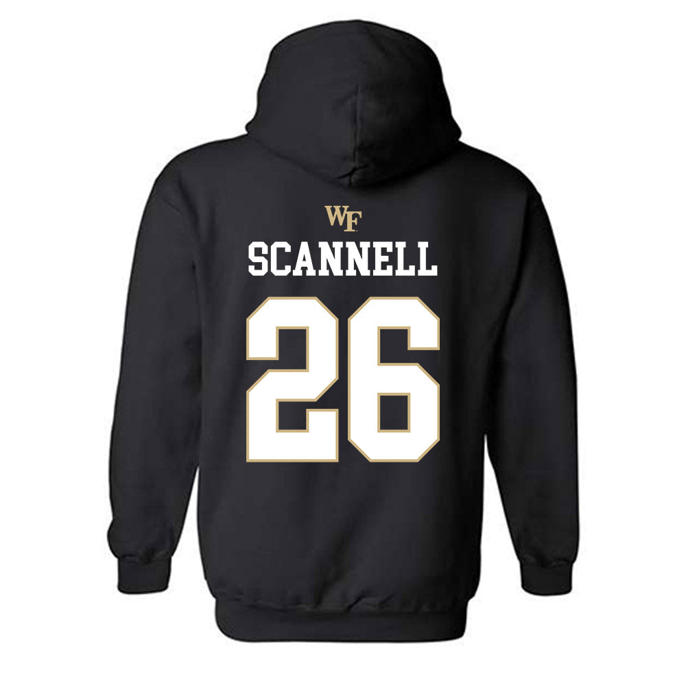 Wake Forest - NCAA Baseball : Matt Scannell - Generic Sports Shersey Hooded Sweatshirt-1