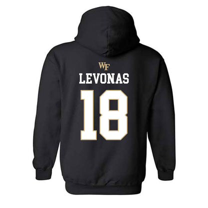 Wake Forest - NCAA Baseball : Christopher Levonas - Generic Sports Shersey Hooded Sweatshirt-1