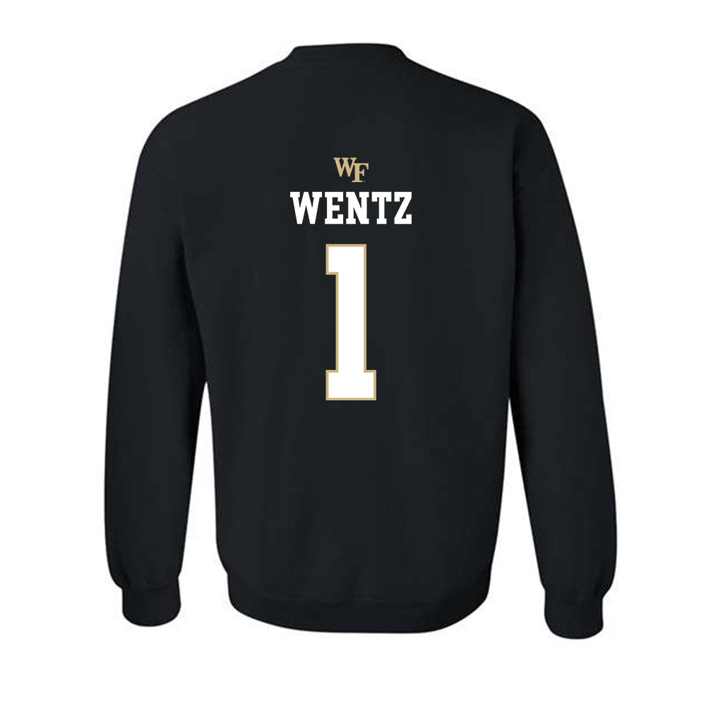 Wake Forest - NCAA Baseball : Dalton Wentz - Generic Sports Shersey Crewneck Sweatshirt-1